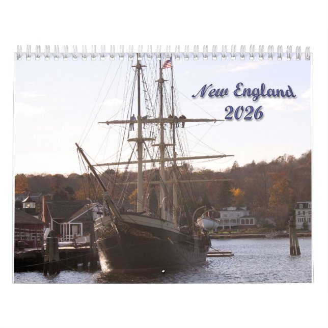 Calendrier Nouvelle-Angleterre 2026 (Protection)