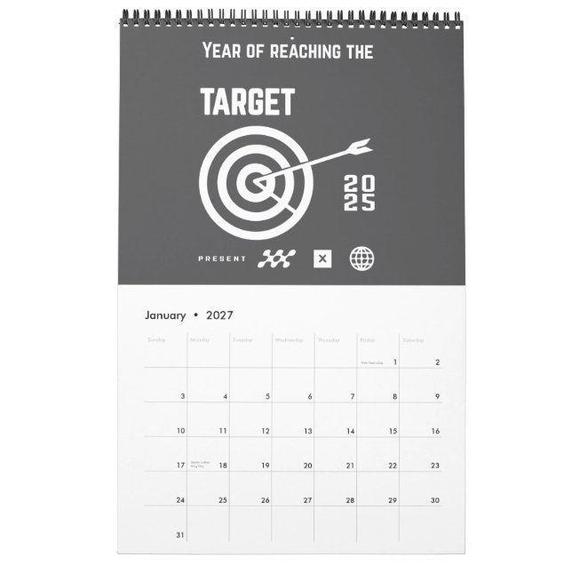 Calendrier nouvelle année (Jan 2027)