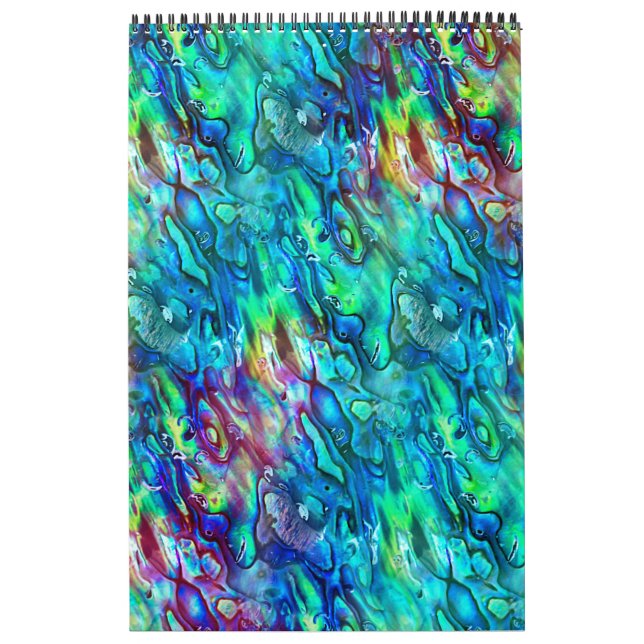 Calendrier Nouvelle-Zélande Abalone Paua Shell Motif 1 (Protection)