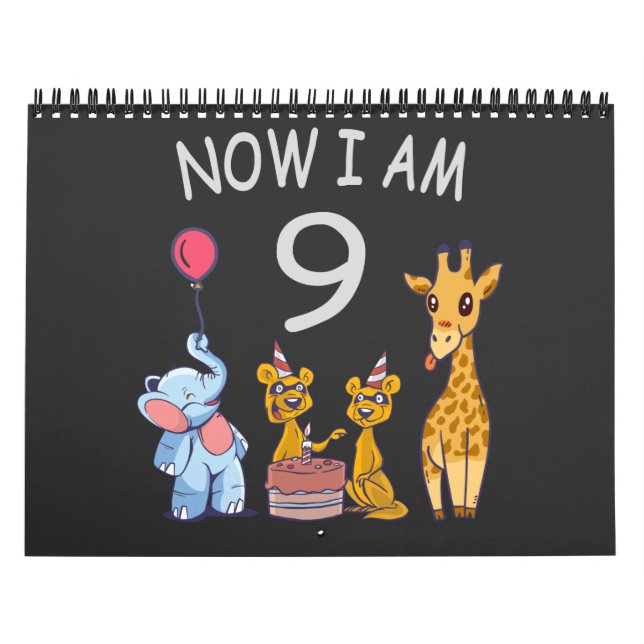Calendrier Now I le 9e anniversaire du Birthday (Protection)