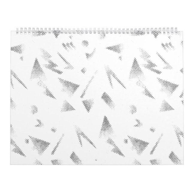Calendrier Nuage horizontal, gris (Protection)