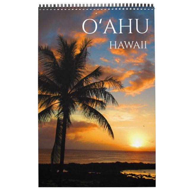 Calendrier o'ahu hawaï 2027 (Protection)
