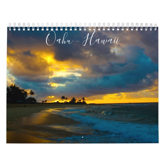 Calendrier Oahu - Hawaii (Protection)