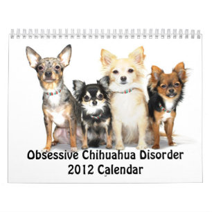 Calendrier obsédant du désordre 2012 de chiwawa