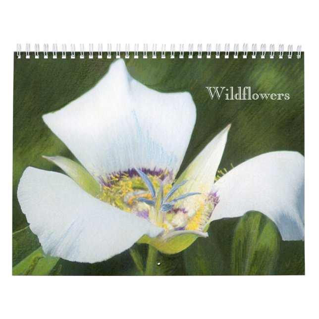 Calendrier occidental de dessins de fleur sauvage (Protection)