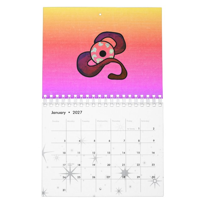 Calendrier OEil épinglé (Jan 2027)