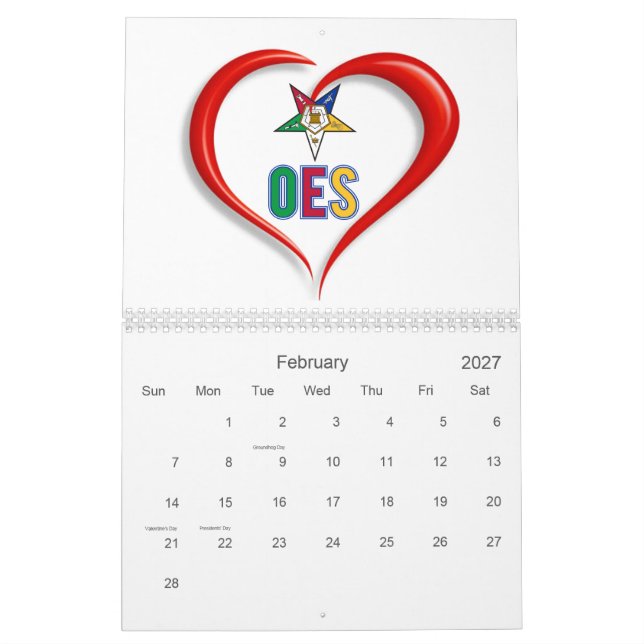 CALENDRIER OES (Feb 2027)
