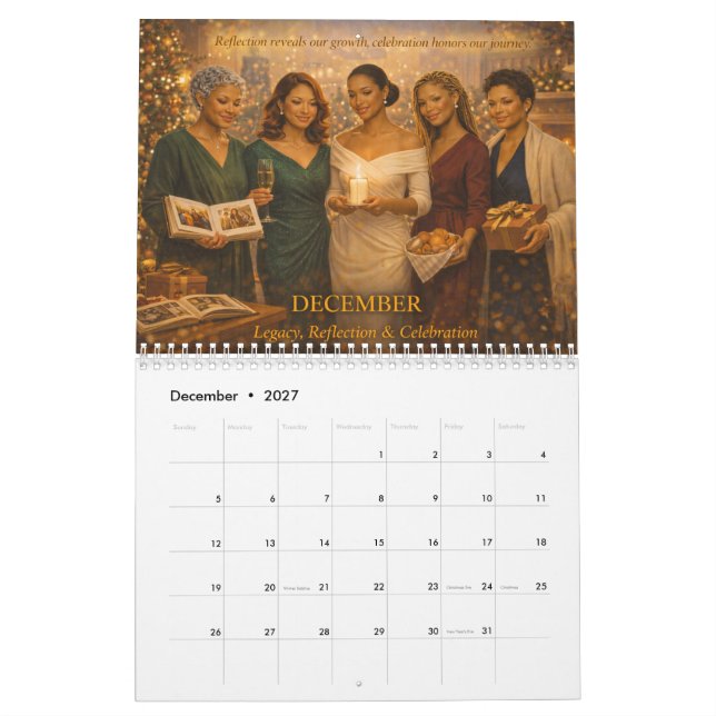 Calendrier OES sur 12 mois (Dec 2027)
