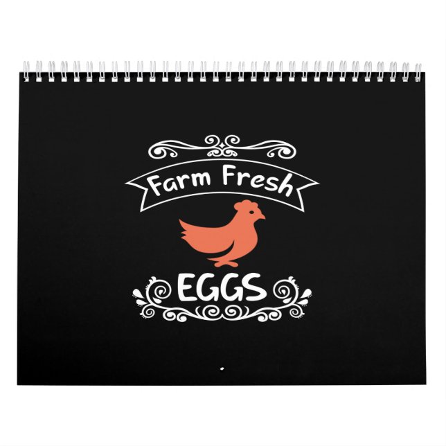 Calendrier oeufs frais de ferme (Protection)