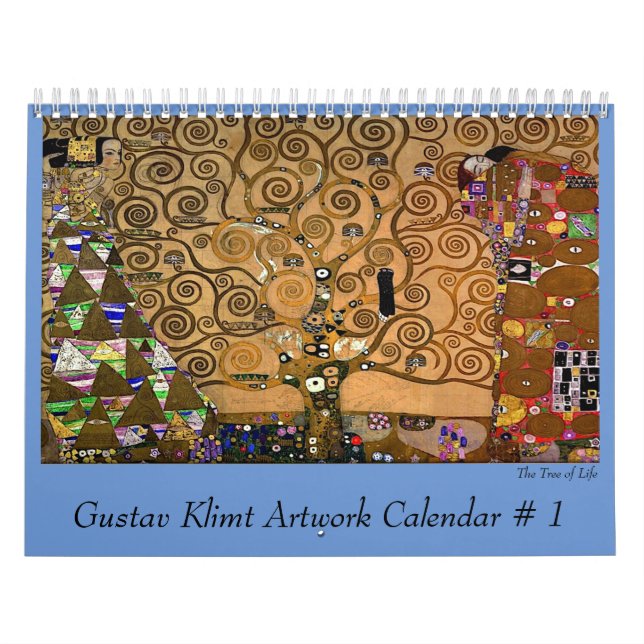 Calendrier Oeuvre de Gustav Klimt Numéro 1 (Protection)
