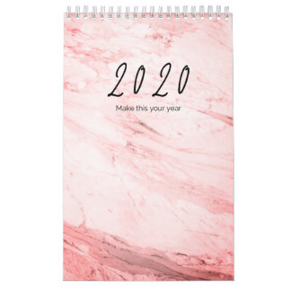 Calendrier Office Accent rose 2020