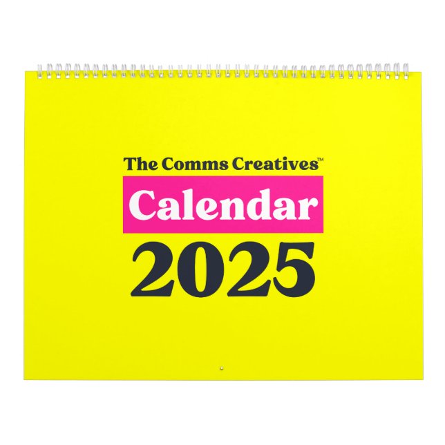 Calendrier Official Comms Creatives Calendar 2025 (Protection)