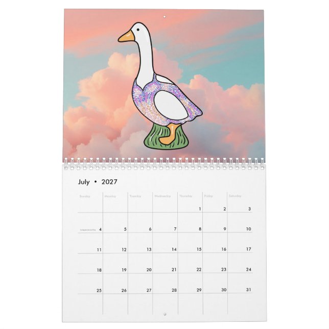 Calendrier Oies Idiotes (Version Photo) (Jul 2027)