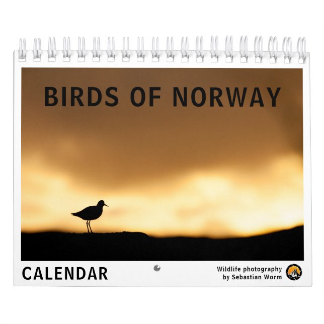 Calendrier Oiseaux de Norvège 2026 (Protection)