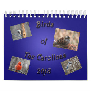 Calendrier Oiseaux du Carolinas