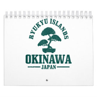 Calendrier Okinawa Japon Bonsai Japonais Ryukyu Îles Cadeau
