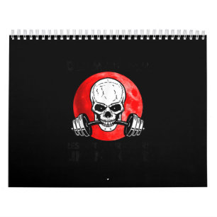 Calendrier Old Man Gym Respect Your Elders Lifting Club Skull
