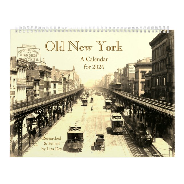 Calendrier Old New York, A 2026 Calendar (Protection)