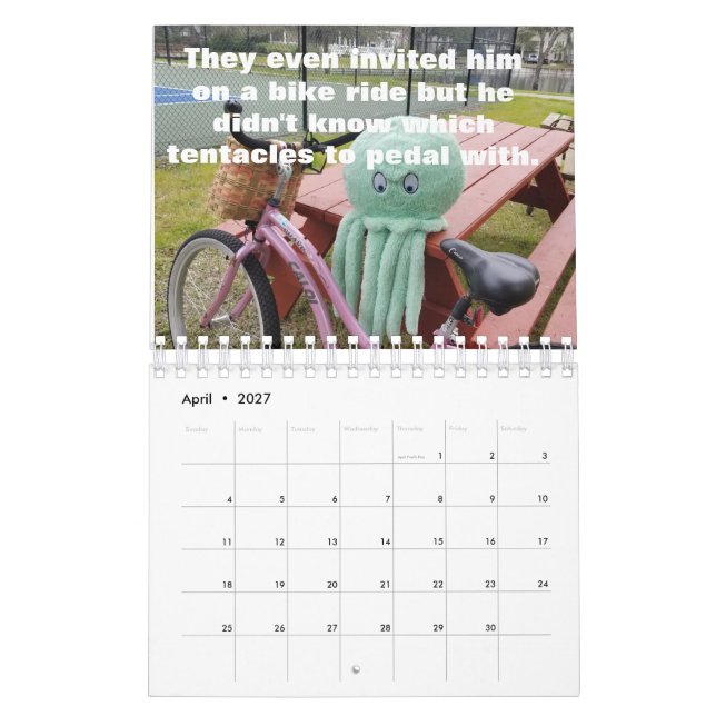 Calendrier Ollie l'Octopus (Apr 2027)