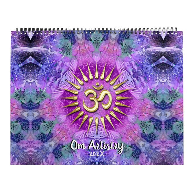 Calendrier OM Artiste Yoga Nouvel Âge Méditerranéen Mandala (Protection)