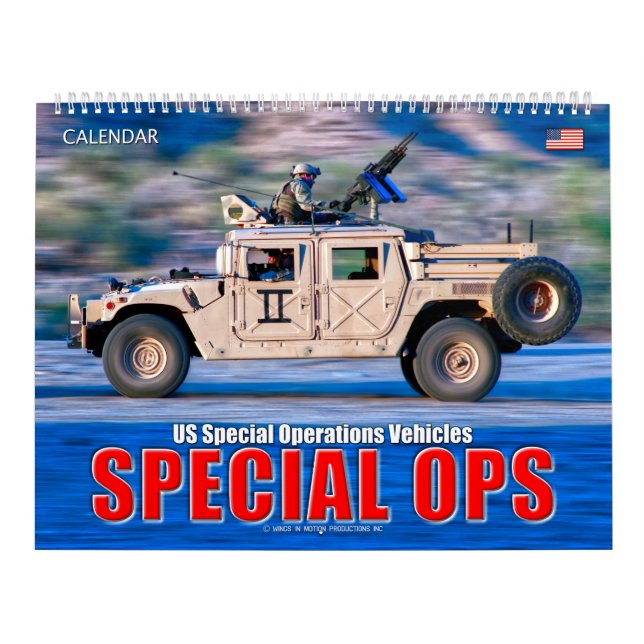Calendrier OPS SPÉCIALES - Véhicules des opérations spéciales (Protection)