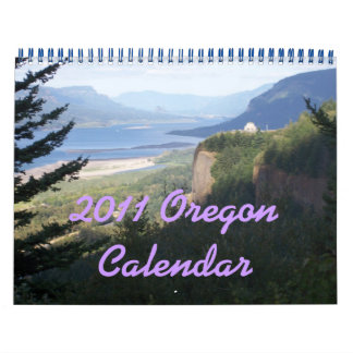 Calendrier Oregon 2011