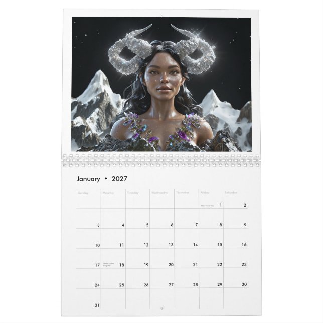 CALENDRIER ORIGINAL ART CALENDAR 2026  (Jan 2027)