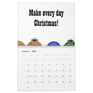 Calendrier Ornements de Noël