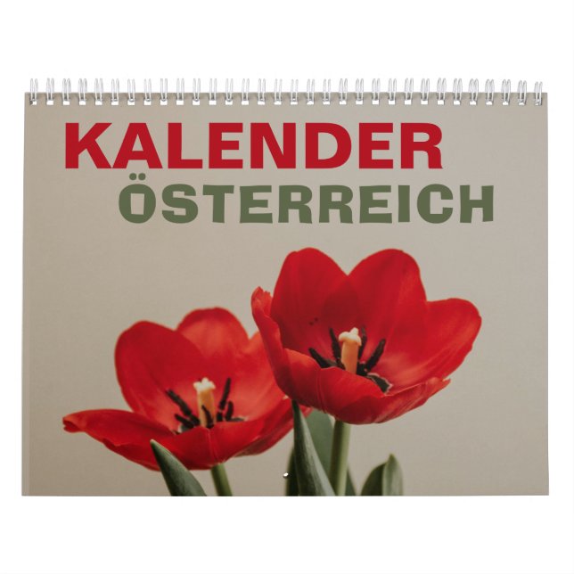 Calendrier Österreich Kalender mit Feiertagen | Autriche 2026 (Protection)