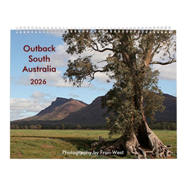 Calendrier Outback South Australia 2026 (Protection)