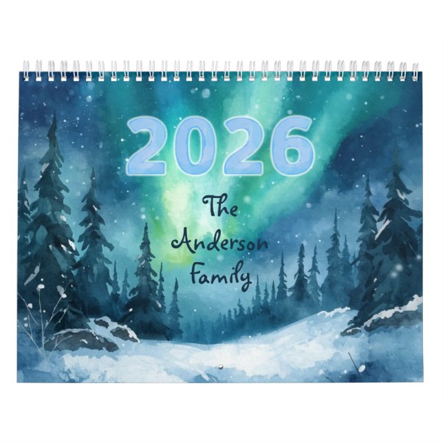Calendrier Outdoor Adventure Photo Calendar 2026 Family (Protection)