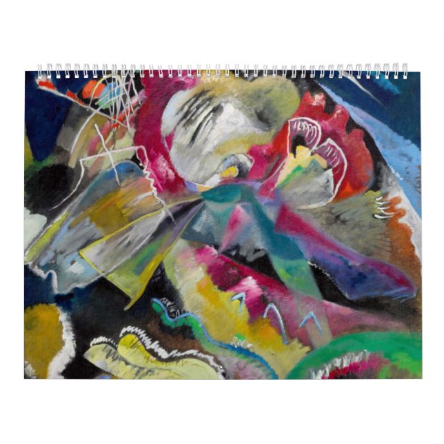 Calendrier Painting with White Lines (Protection)