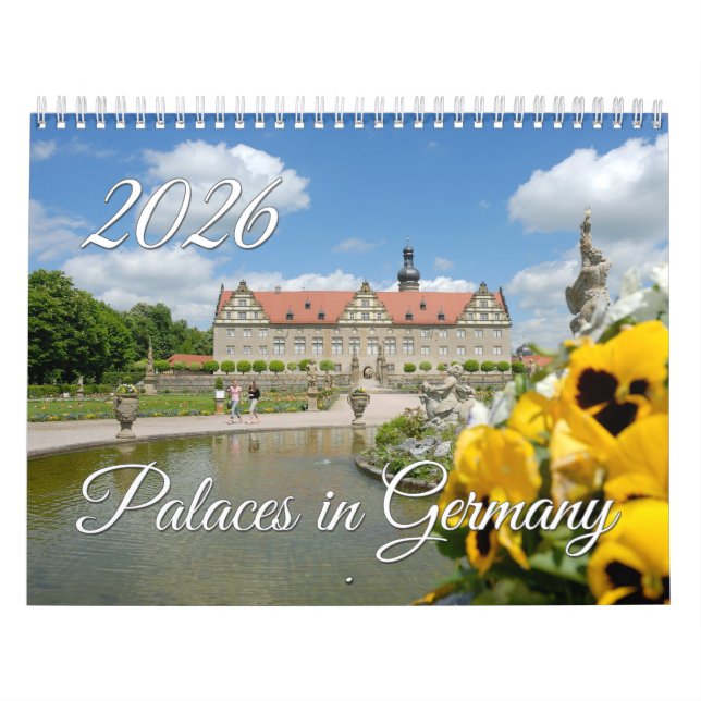 Calendrier Palais impressionnants en Allemagne 2026 (Protection)