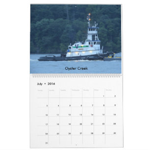 Calendrier Palette Bros. Sur le fleuve Hudson 2016
