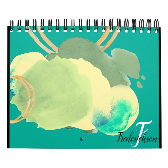 Calendrier Palette couleur esthétique 2021 (Protection)