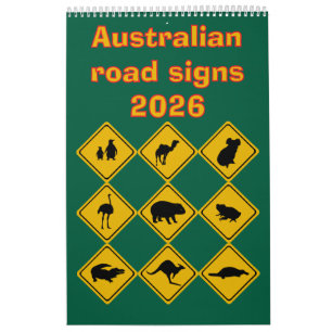 Calendrier Panneaux de signalisation routière australiens 202