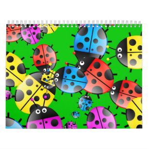 Calendrier Papier peint de coccinelle