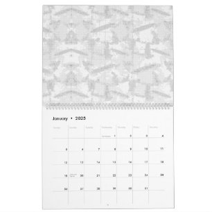 Calendrier Papier peint plein de vie avec une abondance d'arb