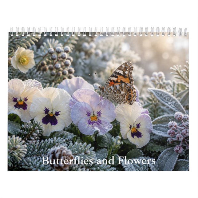 Calendrier Papillons et Fleurs  (Protection)