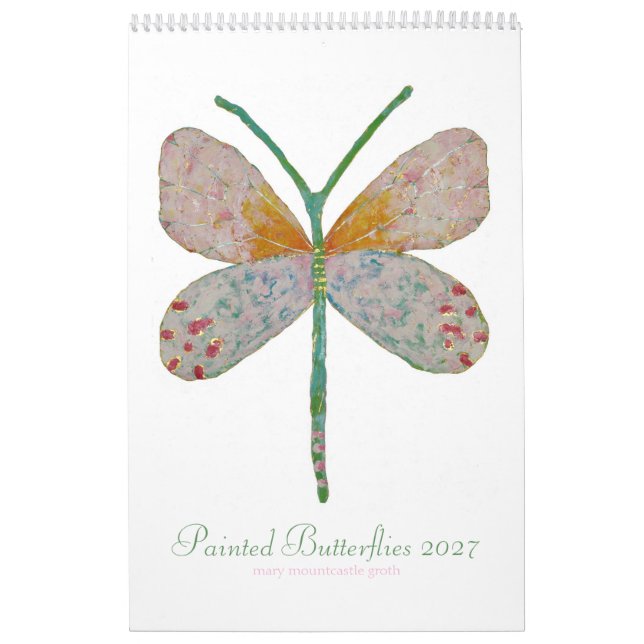 Calendrier Papillons Peints 2027  (Protection)