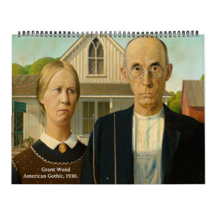 Calendrier par Grant Wood
