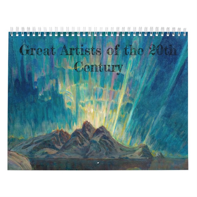 Calendrier par Peintures du 20e siècle (Protection)