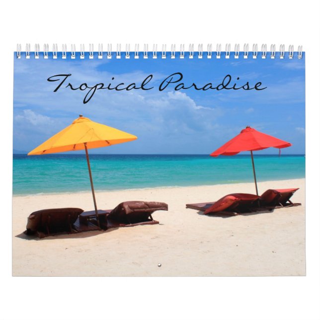 Calendrier Paradis tropical (Protection)