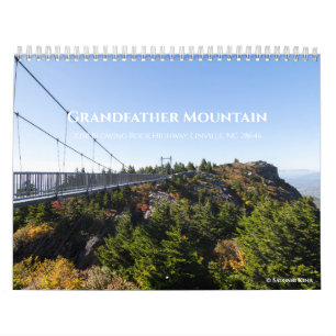 Calendrier Parc de montagne Grand-père