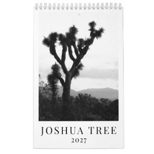 Calendrier Parc national de Joshua Tree 2027 Mur vertical