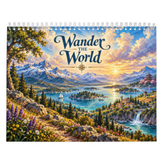 Calendrier Parcourir les paysages du monde