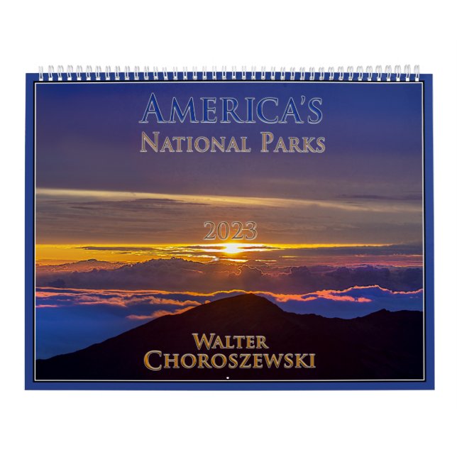 Calendrier PARCS NATIONAUX AMÉRICAINS 2023 Walter Choroszewsk (Protection)