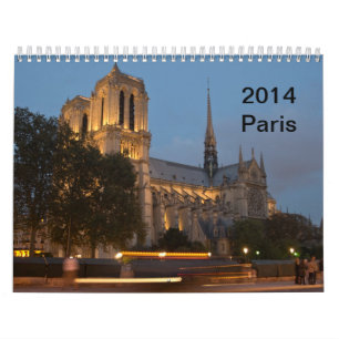 Calendrier Paris - scènes de la ville