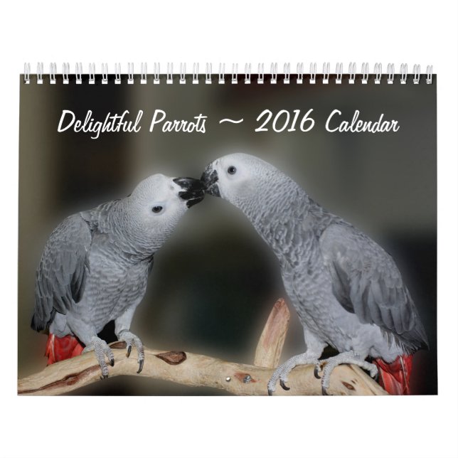 Calendrier Parrots mignons (Protection)