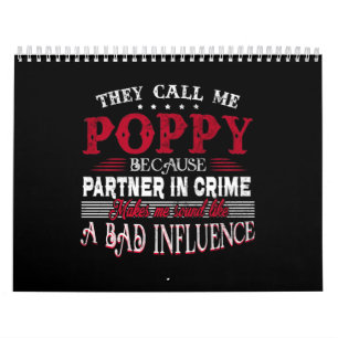 Calendrier Partenaire de They Call Me Poppy Because
